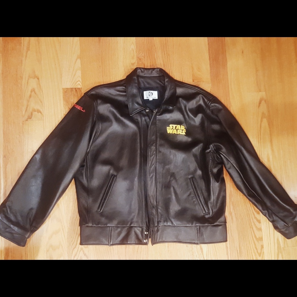 Vintage 1999 Star Wars Jeff Hamilton Leather Jacket - NWOT - Picture 3 of 10